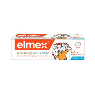 Elmex Dla dzieci pasta do zębów 0-6 lat 50ml