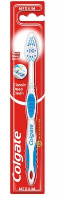 Colgate Classic Deep Clean Medium średnia szczoteczka do zębów 1 sztuka
