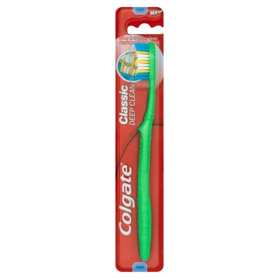 Colgate Classic Deep Clean Hard twarda szczoteczka do zębów 1 sztuka