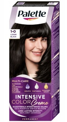 Palette Intensive Color Creme, farba do włosów, N1 czarna