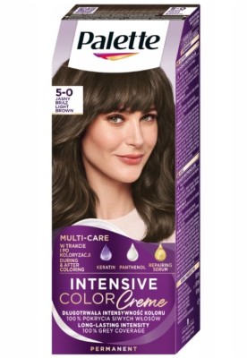 Palette Intensive Color Creme, farba do włosów, N4 jasny brąz