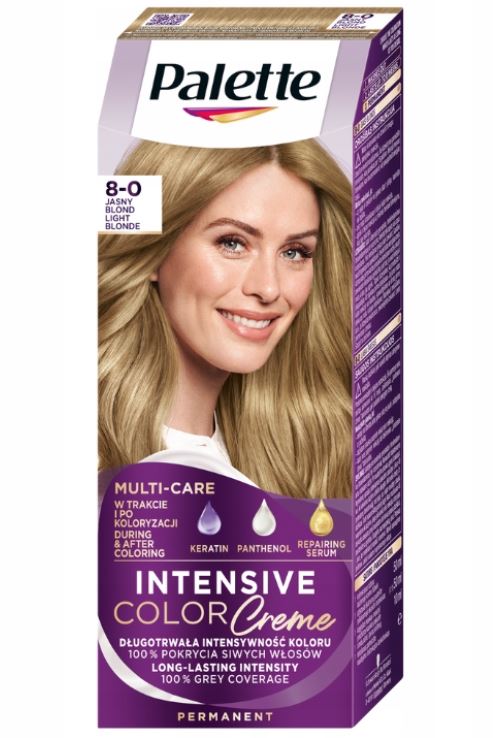 Palette Intensive Color Creme, farba do włosów, N7 jasny blond