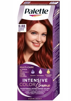 Palette Intensive Color Creme, farba do włosów, RI5 rubinowa czerwień