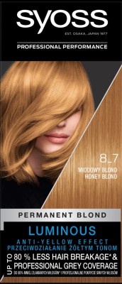 Syoss Color, farba do włosów, 8-7 miodowy blond
