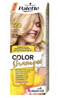 Palette Color Shampoo, koloryzujący szampon, 320 rozjaśniacz