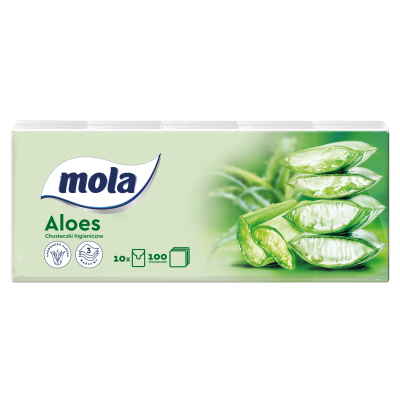Mola Sensitive Aloe Vera chusteczki higieniczne 10 paczek