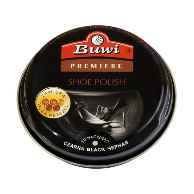 Buwi Czarna, pasta do butów puszka, 40g