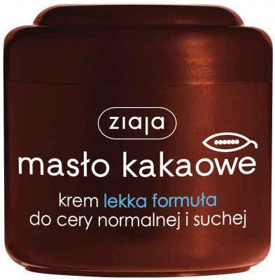Ziaja Masło Kakaowe Lekka Formuła, krem do twarzy, 200ml