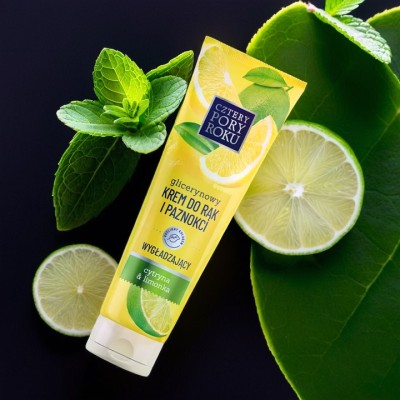 Cztery Pory Roku Cytryna & Limonka wygładzający krem do rąk i paznokci 130ml