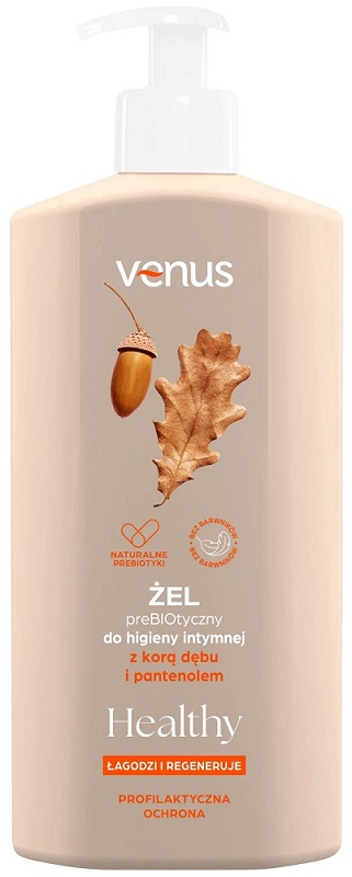Venus Kora Dębu Healthy prebiotyczny żel do higieny intymnej z dozownikiem 500ml