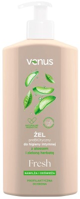 Venus Aloes Fresh prebiotyczny żel do higieny intymnej z dozownikiem 500ml
