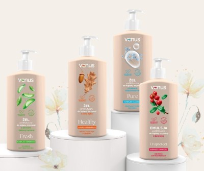 Venus Aloes Fresh prebiotyczny żel do higieny intymnej z dozownikiem 500ml