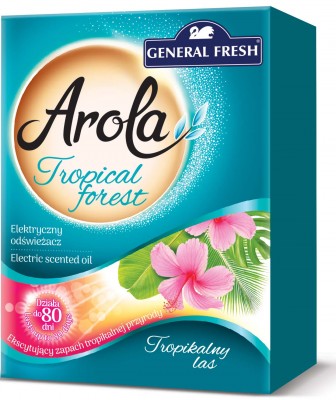 Arola, General Fresh Electric, Tropical Forest Tropikalny Las, elektryczny odświeżacz powietrza, zapas
