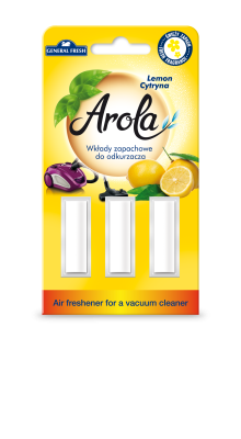 General Fresh Cytrynowy, odświeżacz do odkurzacza, 3 sztuki