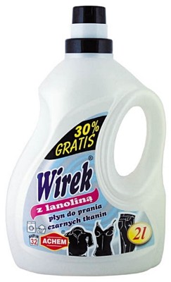 Wirek Czarne Tkaniny, płyn do prania, 2l