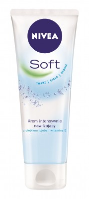 Nivea Soft, intensywnie nawilżający krem, 75ml