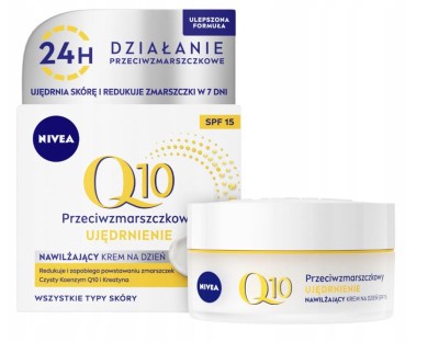Nivea Q10 Plus, krem przeciwzamarszczkowy na dzień, 50ml