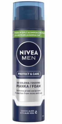 Nivea For Men Originals, nawilżająca pianka do golenia, 200ml