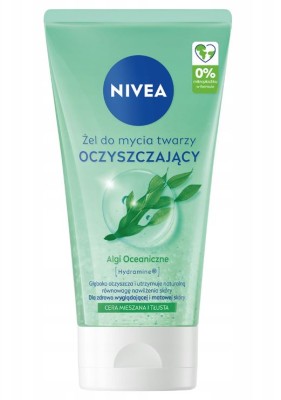 Nivea oczyszczający żel do mycia twarzy cera tłusta i mieszana, 150ml