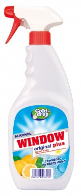 Window Plus Citrus Fresh, płyn do szyb z pompką, 750ml