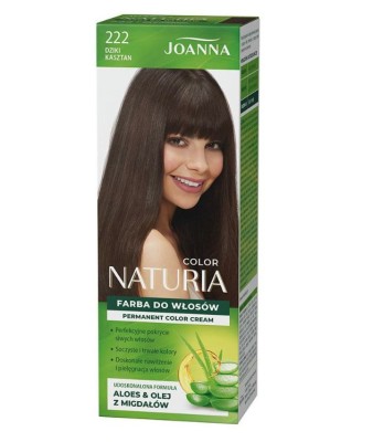 Joanna Naturia Color, farba do włosów, 222 dziki kasztan