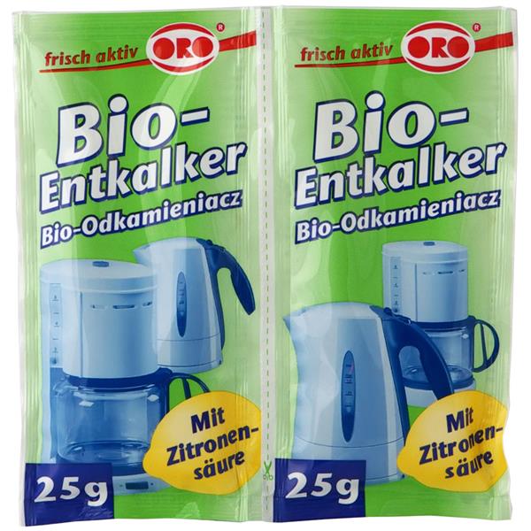 Oro proszek BIO do odkamieniania urządzeń AGD 2x25g