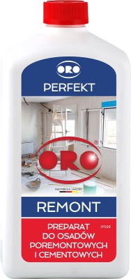 Oro Nr IP588 preparat do usuwania osadów poremontowych cementowych 1l