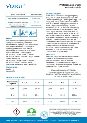 VC 250 Uniwersal, mocno skoncentrowany środek o uniwersalnym zastosowaniu do mycia wszelkich powierzchni, 1l