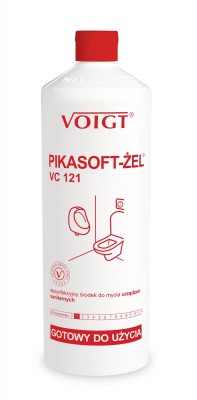 VC 121 Pikasoft-Żel,  środek o właściwościach dezynfekcyjnych o bakteriobójczym i grzybobójczym do mycia powierzchni, pomieszczeń i urządzeń sanitarny 1l
