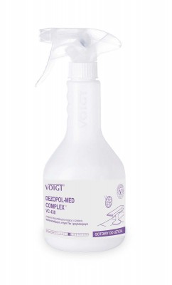 VC 430 Dezopol Med Complex, alkoholowy preparat dezynfekcyjno-myjący o działaniu grzybobójczym i bakteriobójczym, spray 600ml