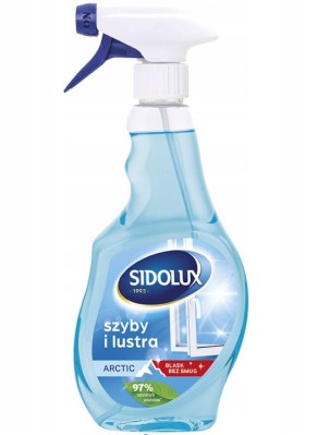 Sidolux Crystal Arctic, płyn do szyb z pompką, 500ml