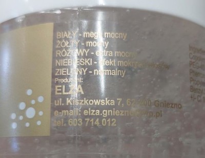 Poezja, biały  żel do włosów, 150ml