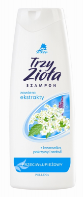 Trzy Zioła przeciwłupieżowy szampon do włosów, 250ml