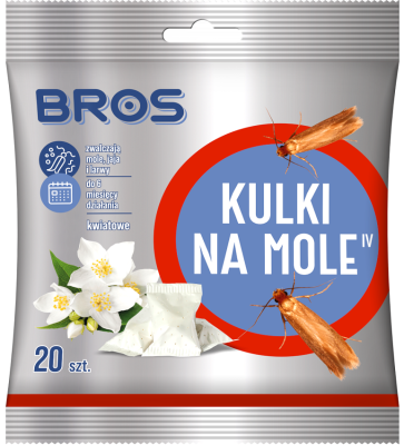 Bros Kwiatowe kulki na mole 20 sztuk