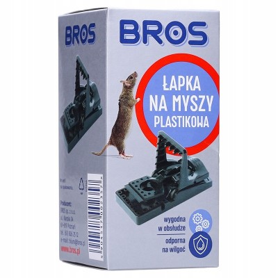 Bros łapka na myszy plastikowa