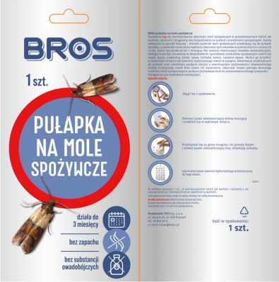 Bros pułapka na mole spożywcze