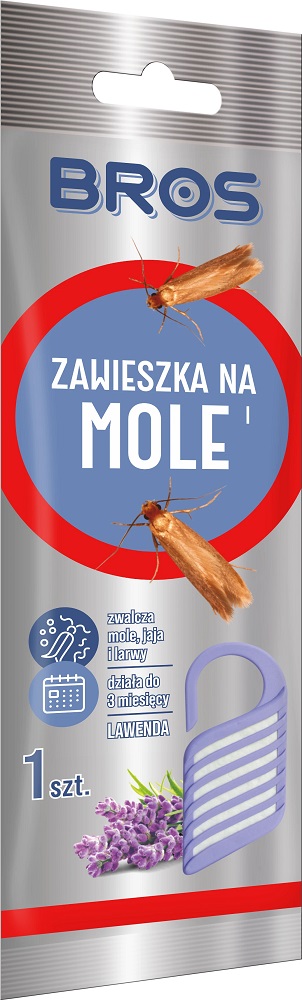 Bros Lawendowa zawieszka na mole odzieżowe