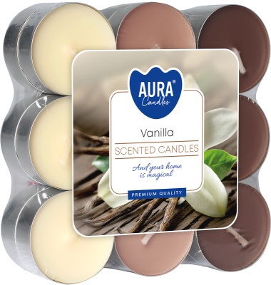 Bispol p15-18-67 Aura WANILIA podgrzewacze zapachowe - 18 sztuk