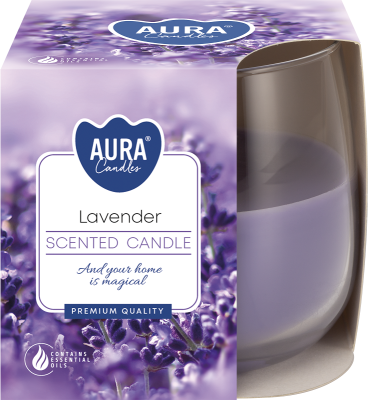 Bispol Aura sn71-79 LAWENDA świeca zapachowa w szkle - 24h