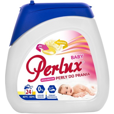 Perlux Baby Perły Piorące, kapsułki do prania ubranek dziecięcych, 24 prania