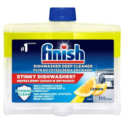 Finish Calgonit, Cytrynowy, środek do czyszczenia zmywarki, 250ml