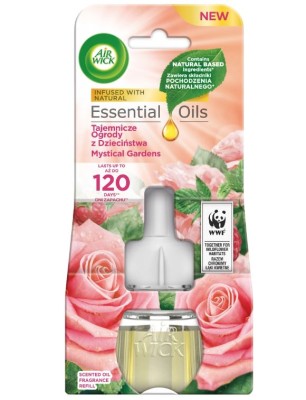 Air Wick, Tajemnicze Ogrody Dzieciństwa, elektryczny odświeżacz powietrza, zapas, 19ml