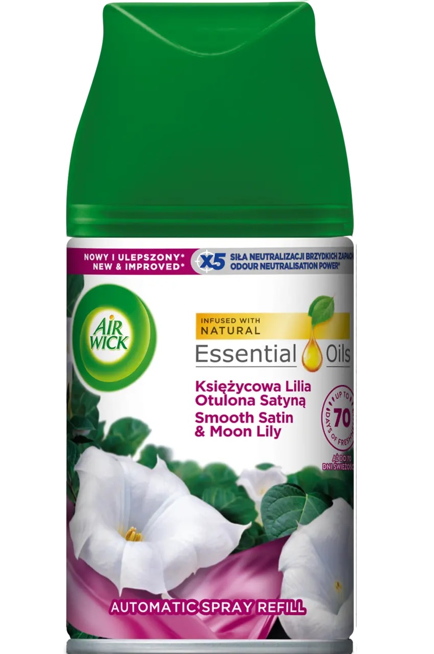 Air Wick Freshmatic, Księżycowa Lilia, samouwalniający odświeżacz powietrza, zapas, 250ml