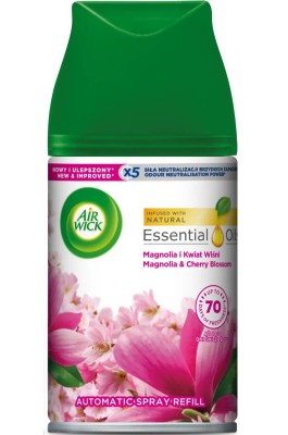 Air Wick Freshmatic, Magnolia & Cherry, samouwalniający odświeżacz powietrza, zapas, 250ml