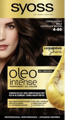Syoss Oleo, Farba do włosów, 4-86 Czekoladowy brąz