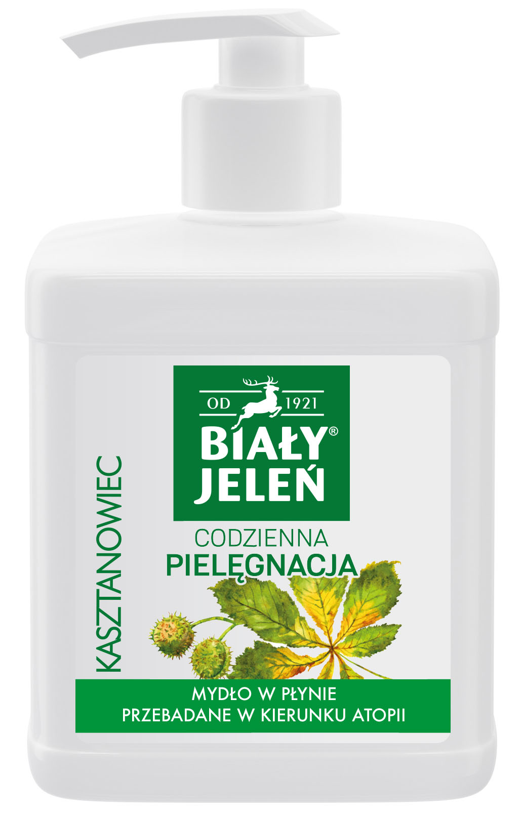 Biały Jeleń Hipoalergiczny, Premium, kasztanowiec, mydło w płynie, 500ml