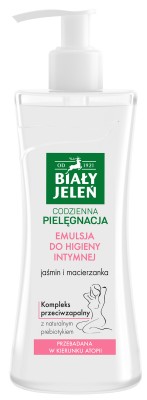 Biały Jeleń Hipoalergiczny, Jaśmin i Macierzanka, emulsja do higieny intymnej, 265ml