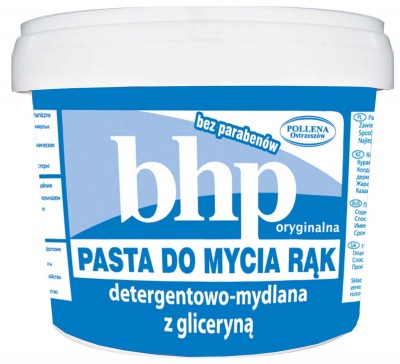 Bhp Pollena Ostrzeszów, pasta do mycia rąk detergentowo-mydlana, 500g
