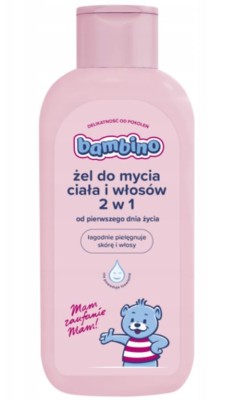 Bambino, żel do mycia ciała i włosów dla dzieci, 400ml