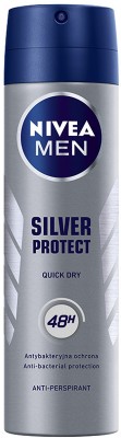 Nivea Men, Silver Protect, dezodorant dla mężczyzn w sprayu, 150ml